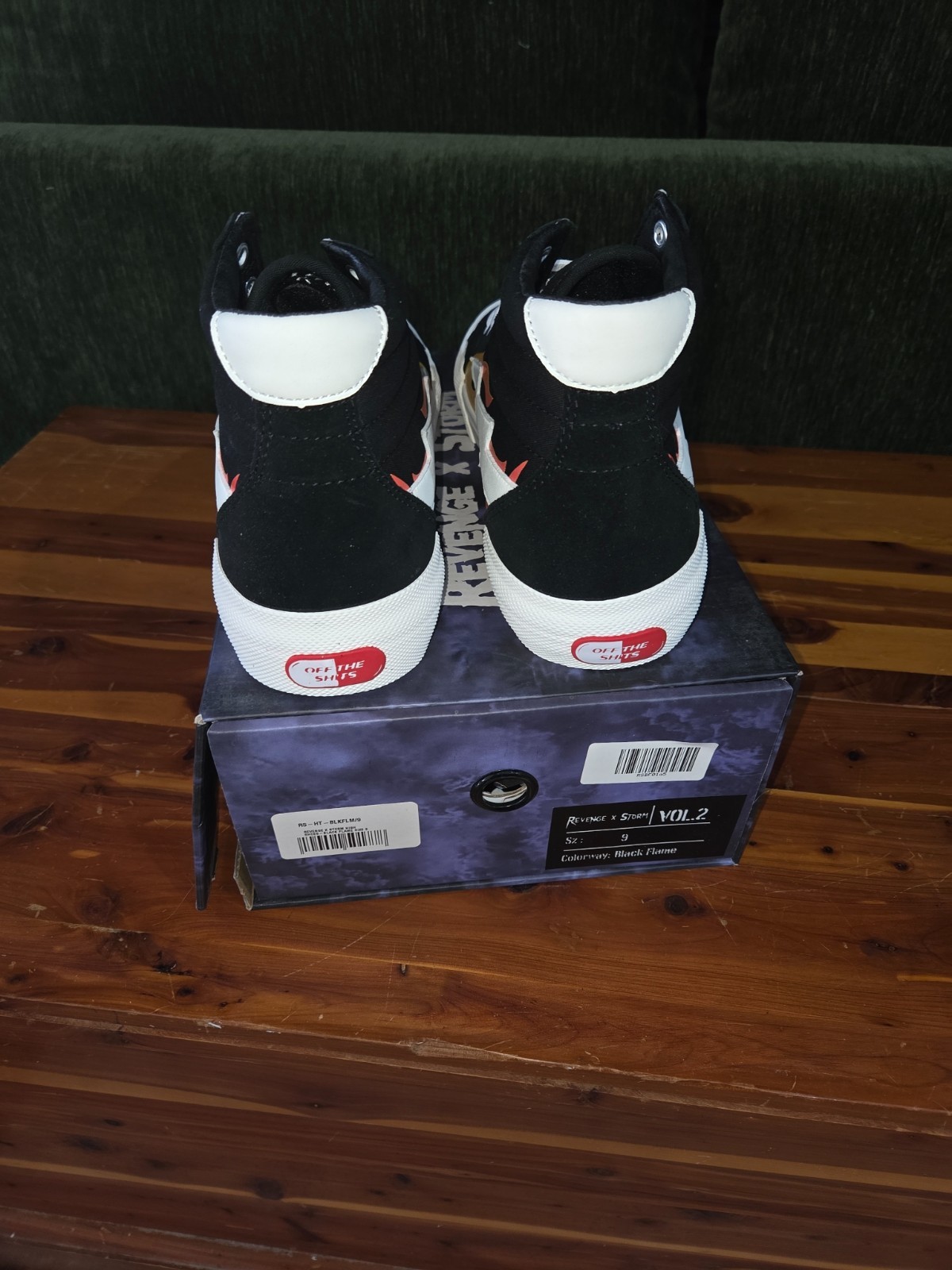 Revenge x Storm Vol. 2 Black Flame Men’s Size 9 BNIB Ian Connor