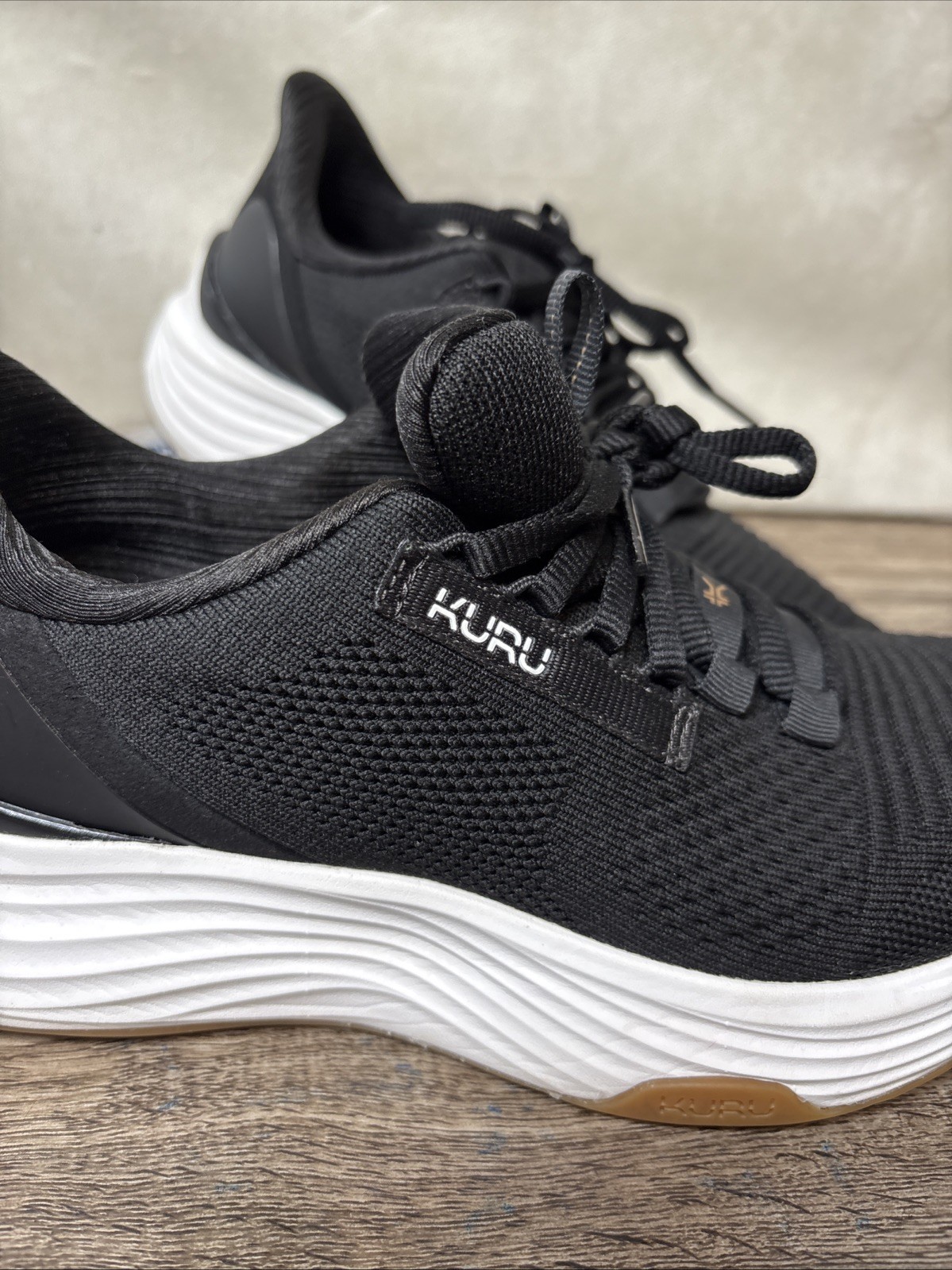 Kuru Atom 2 Womens Size 7.5 M Black Athletic Running Walking Shoes Sneakers