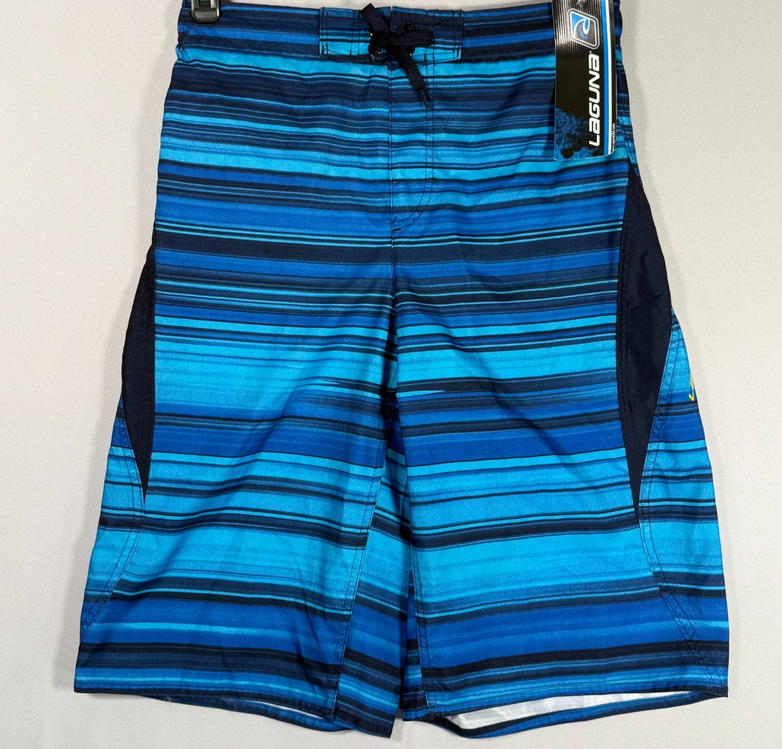 Laguna Men’s Swim Trunks Bathing Suit 29×13.5in Blue Swimwear Shorts Mesh Lined