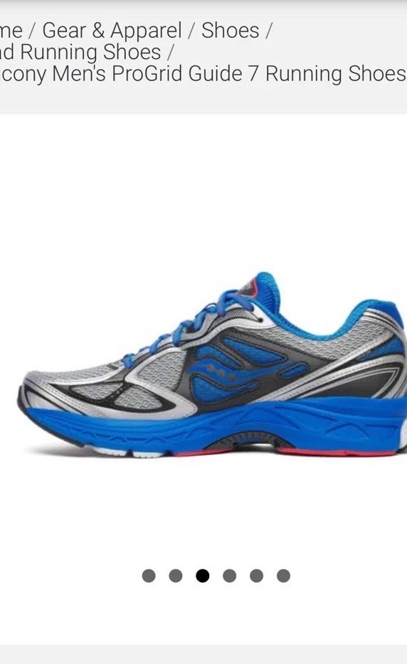 Saucony Men’s ProGrid Omni 7 Grey/royal S79036-15. 11.5