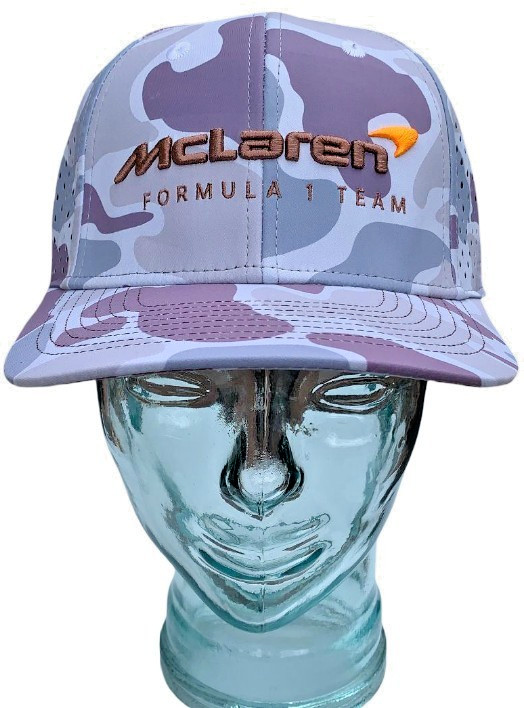 McLaren F 1 Team Pro-Model Multi-Color CAMO Performance Cap. Sturdy 6-Panel.