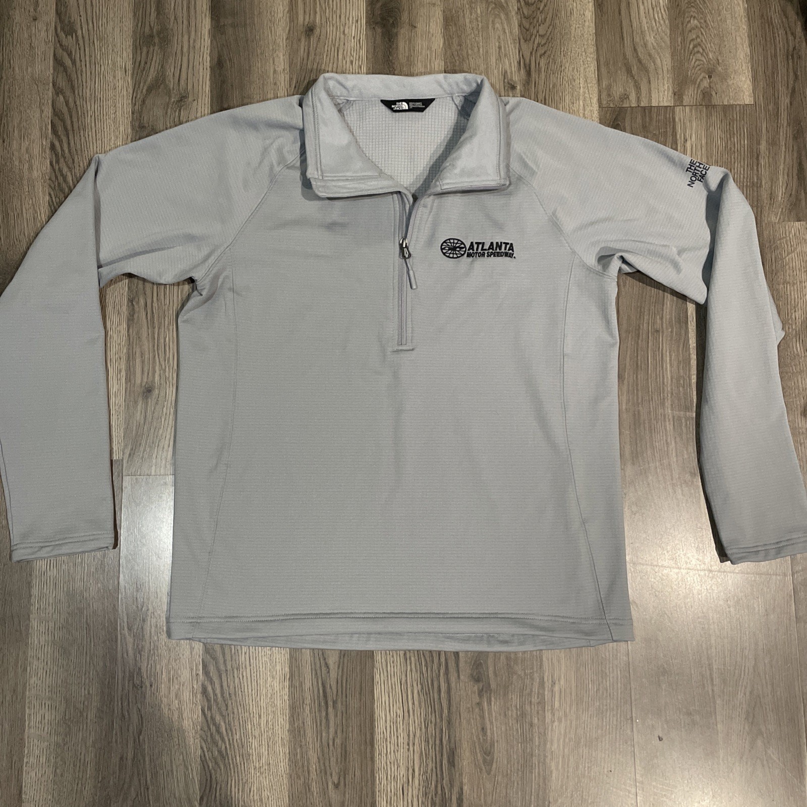 North Face Atlanta Motor Speedway 1/4 Zip Pullover Sweatshirt Mens Large