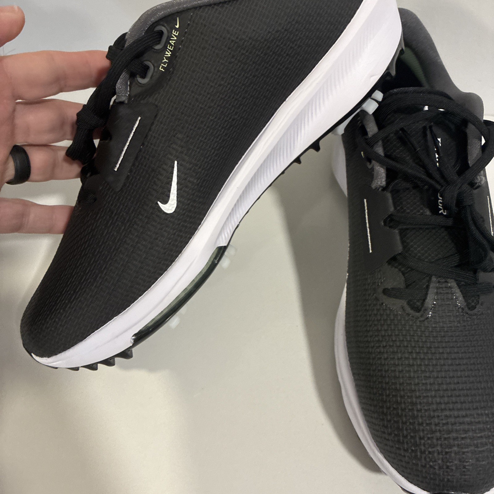 Size 12 Wide – Nike Air Zoom Infinity Tour 2 Golf Wide Black White FD0218 002