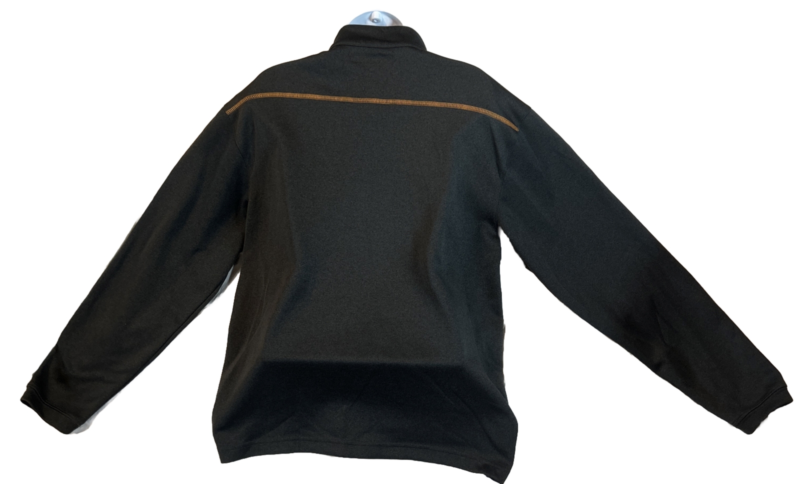 Pebble Beach Performance Jacket Charcoal Gray Orange Accents Medium
