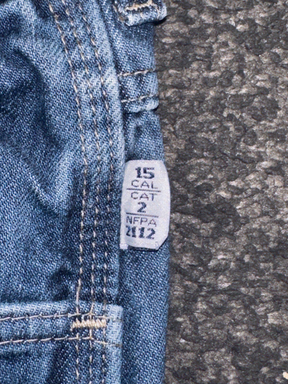 Tyndale FR Flame Resistant Blue Denim Pants W42 L30