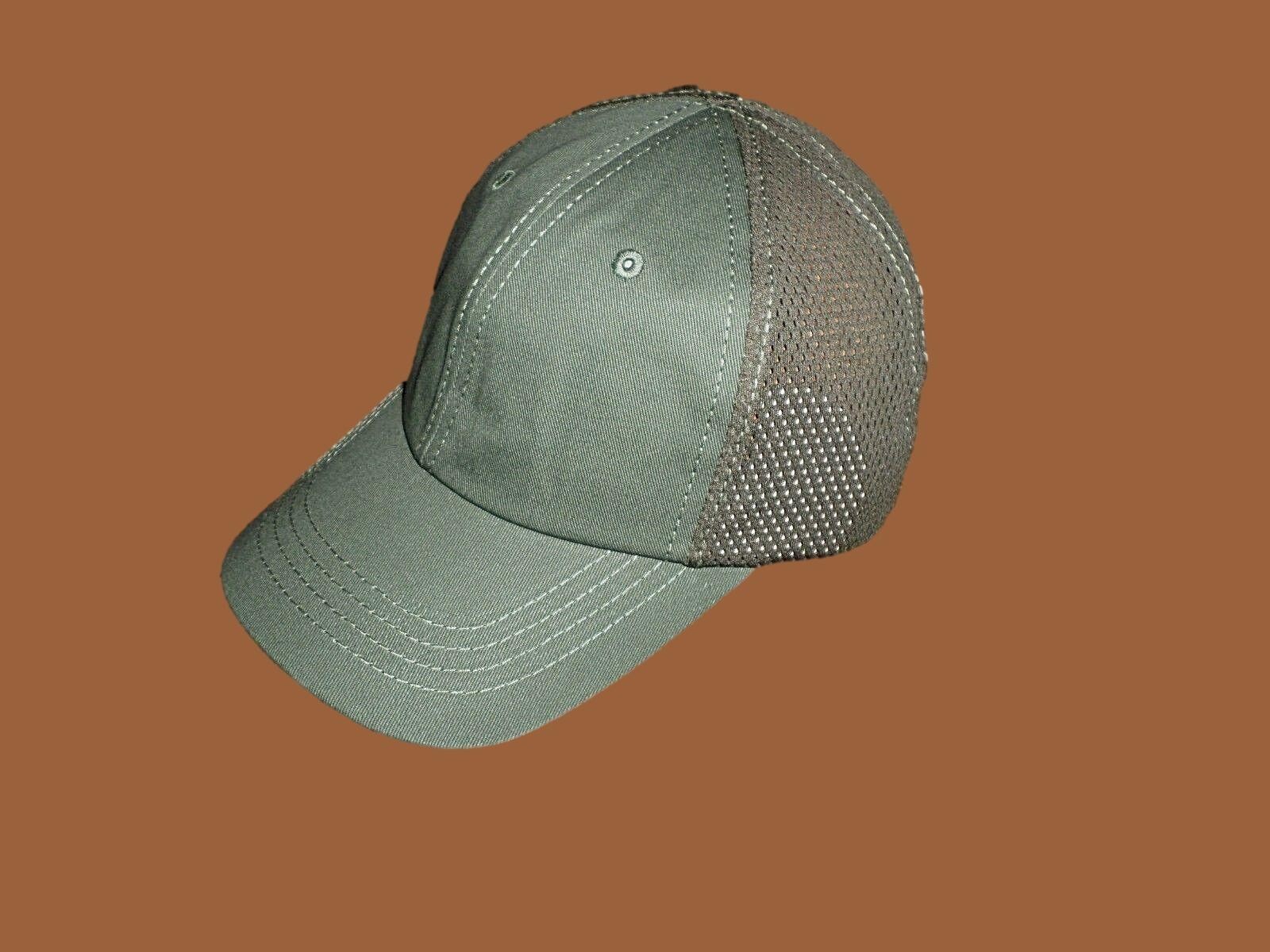 OD GREEN AIR MESH HAT ADJUSTABLE BACK STRAP
