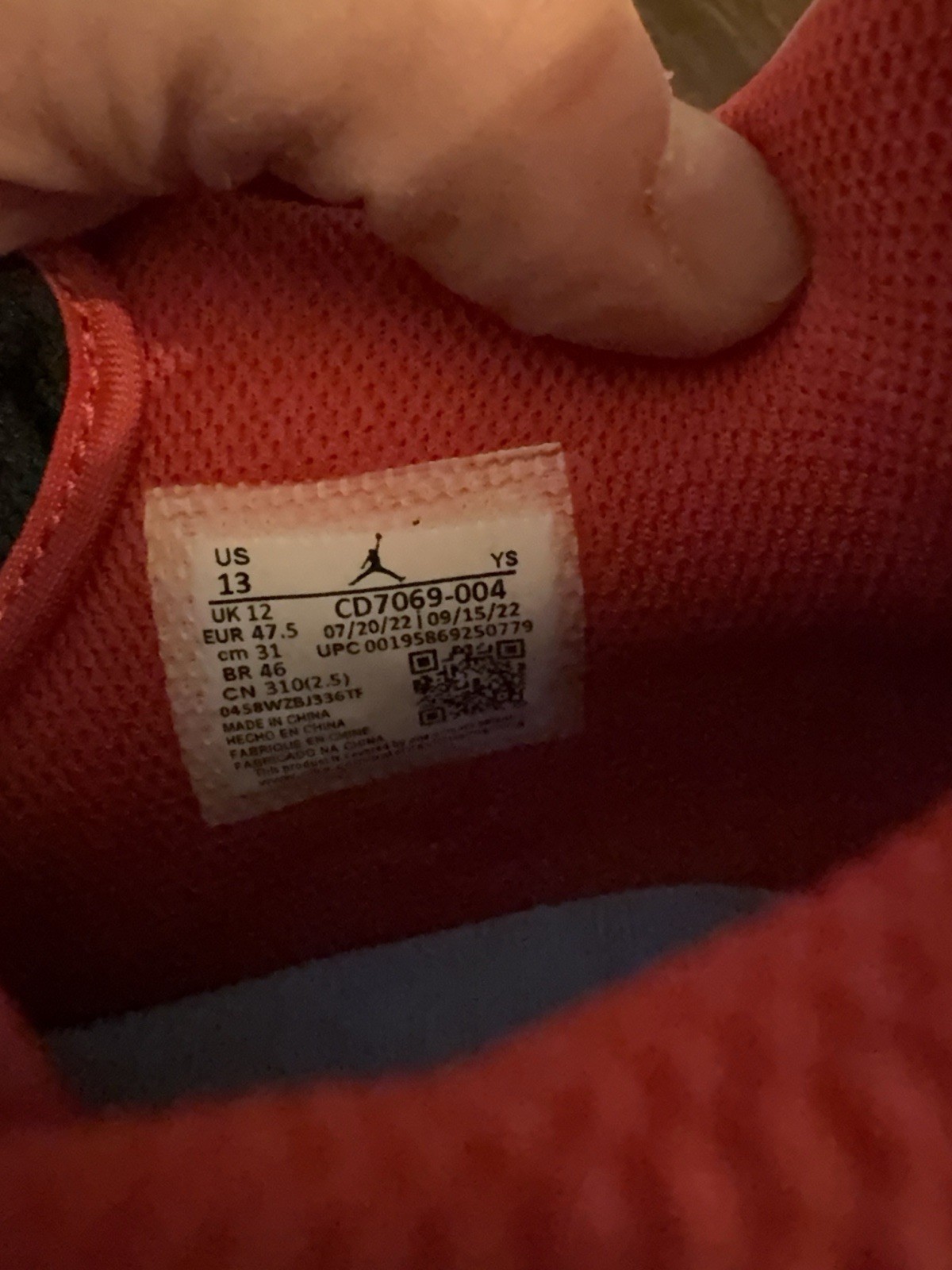 Size 13 – Air Jordan Legacy 312 Low Chicago Flag (Worn Once, No Box)
