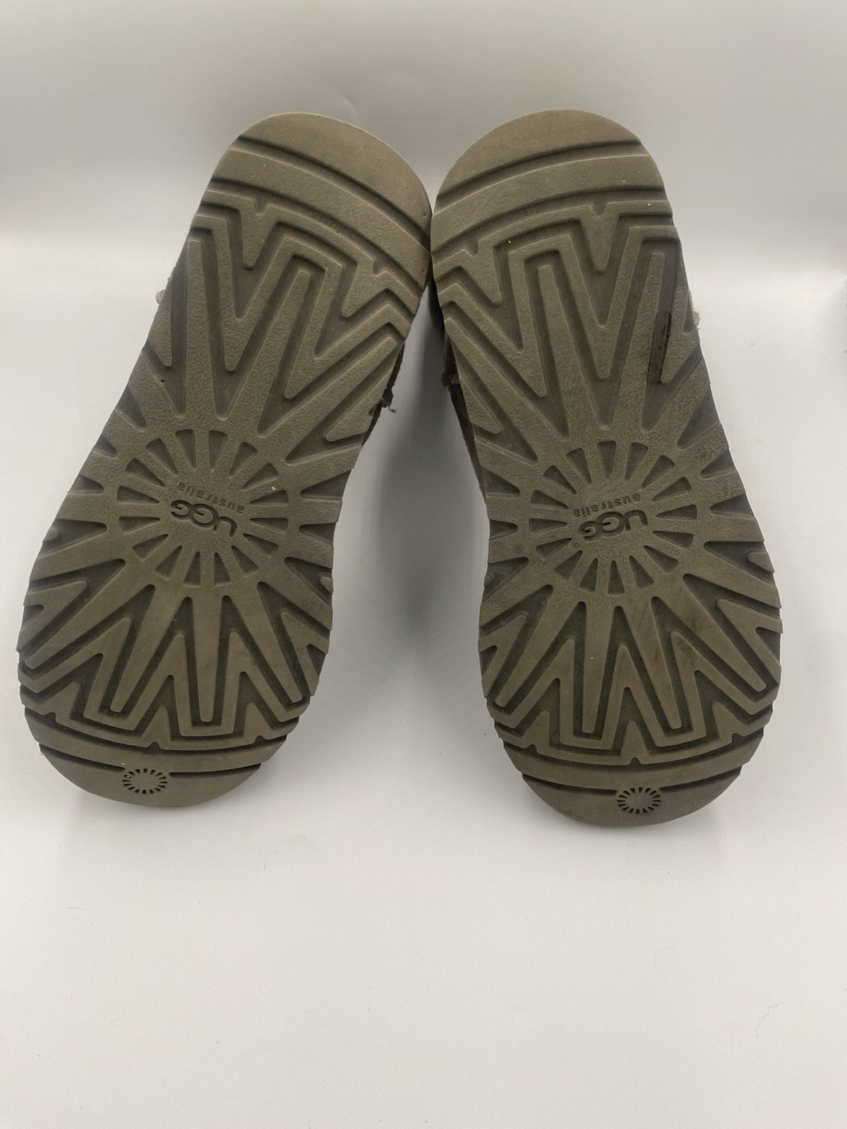 Vintage UGG Australia Classic Tall Suede Boots Grey Size 8 (Read Desc)