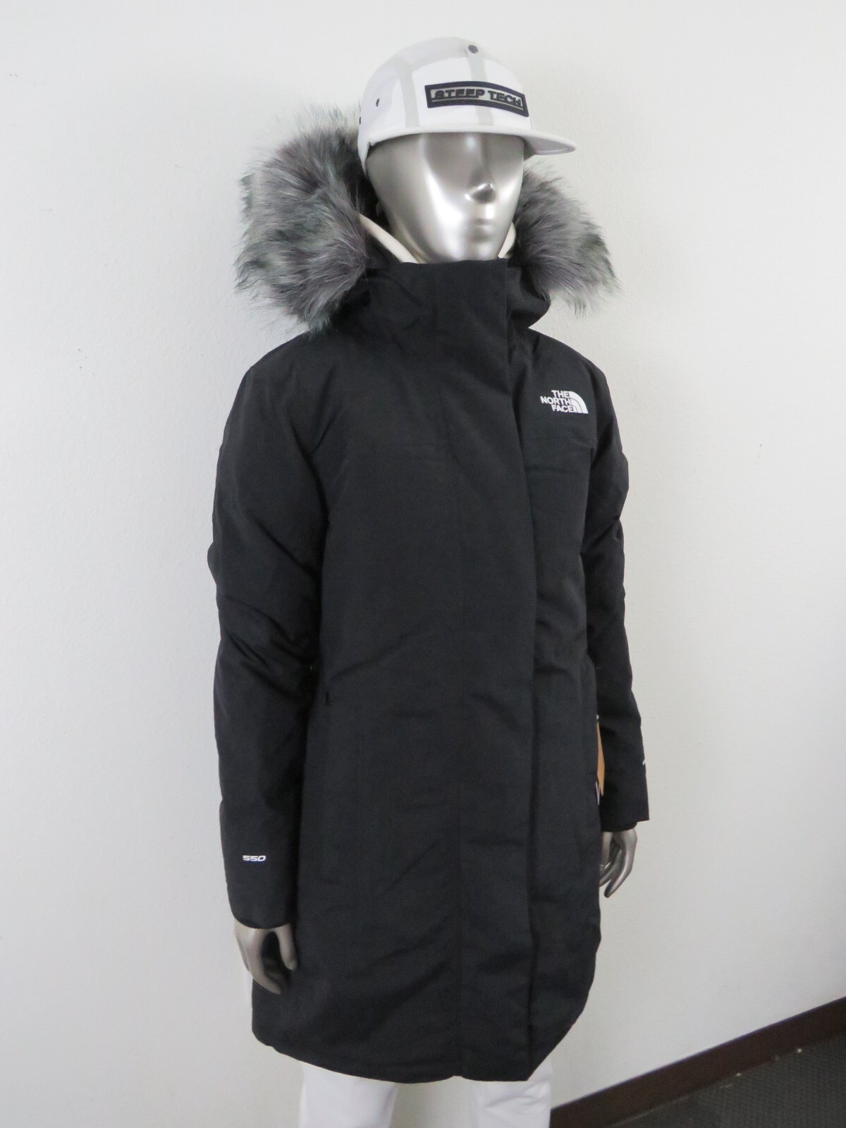 Womens The North Face Arctic Parka Down Waterproof Warm Winter Jacket Black $350