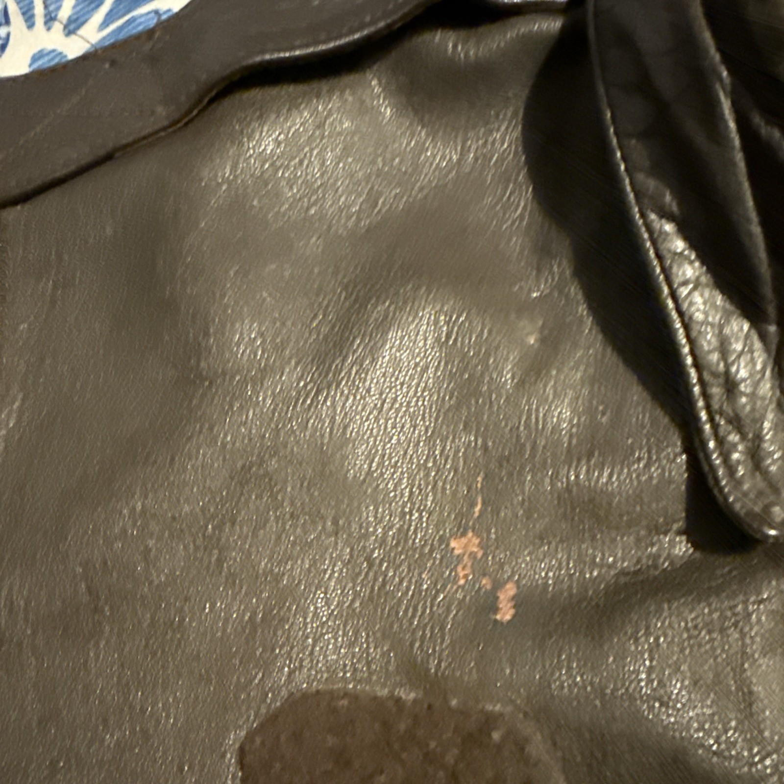 Vtg Avirex Limited Leather Bomber Military Jacket (Read Below) Lg-XL