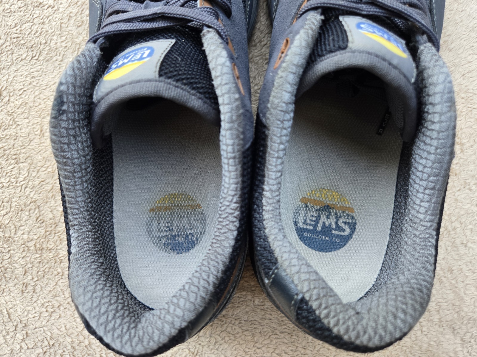Lems Men’s Trailhead Shoe sz US Men’s 12.5D, Stormy Night
