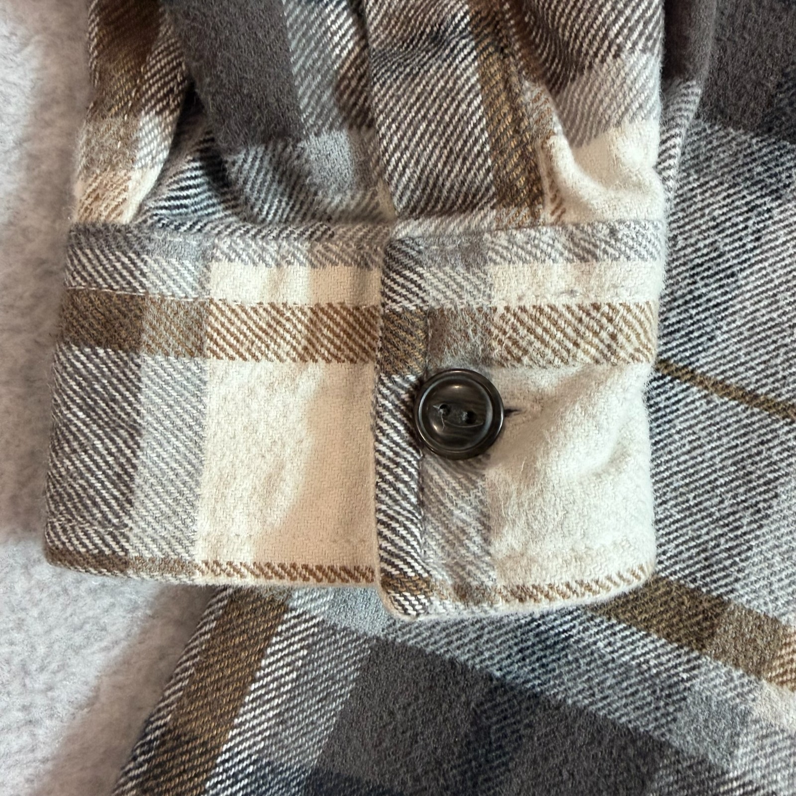 Red Head Heavyweight Flannel Shirt Men’s XLT Brown Black Plaid Cotton Workwear