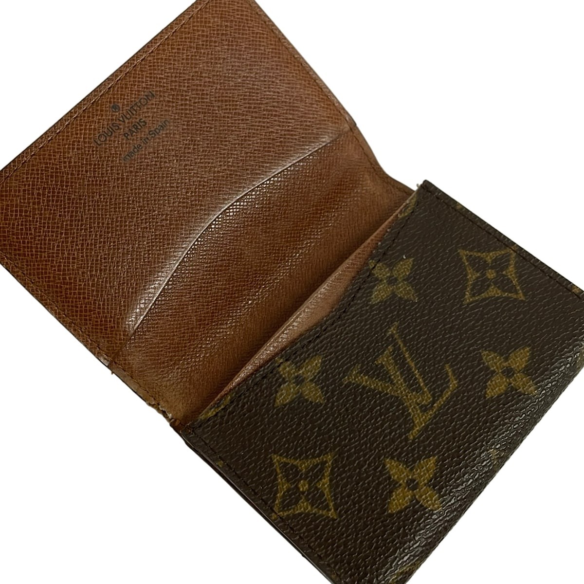 Authentic LOUIS VUITTON Envelope Business Card M62920 Business card holder