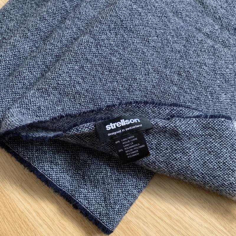 Men Strellson Scarf Grey Wool One size