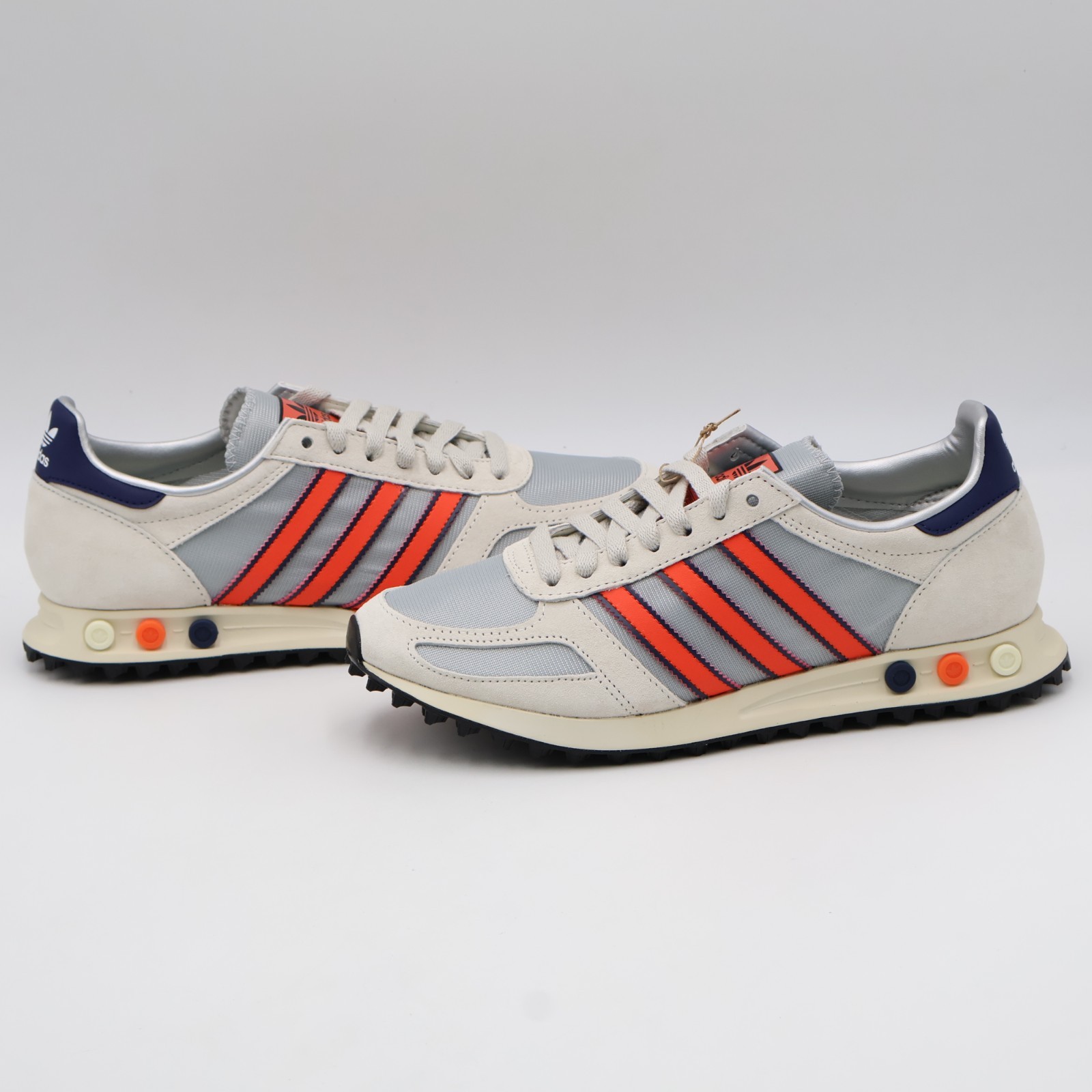 IH1651 adidas LA Trainer OG Silver Metallic Supplier Colour Dark Blue (Men’s)