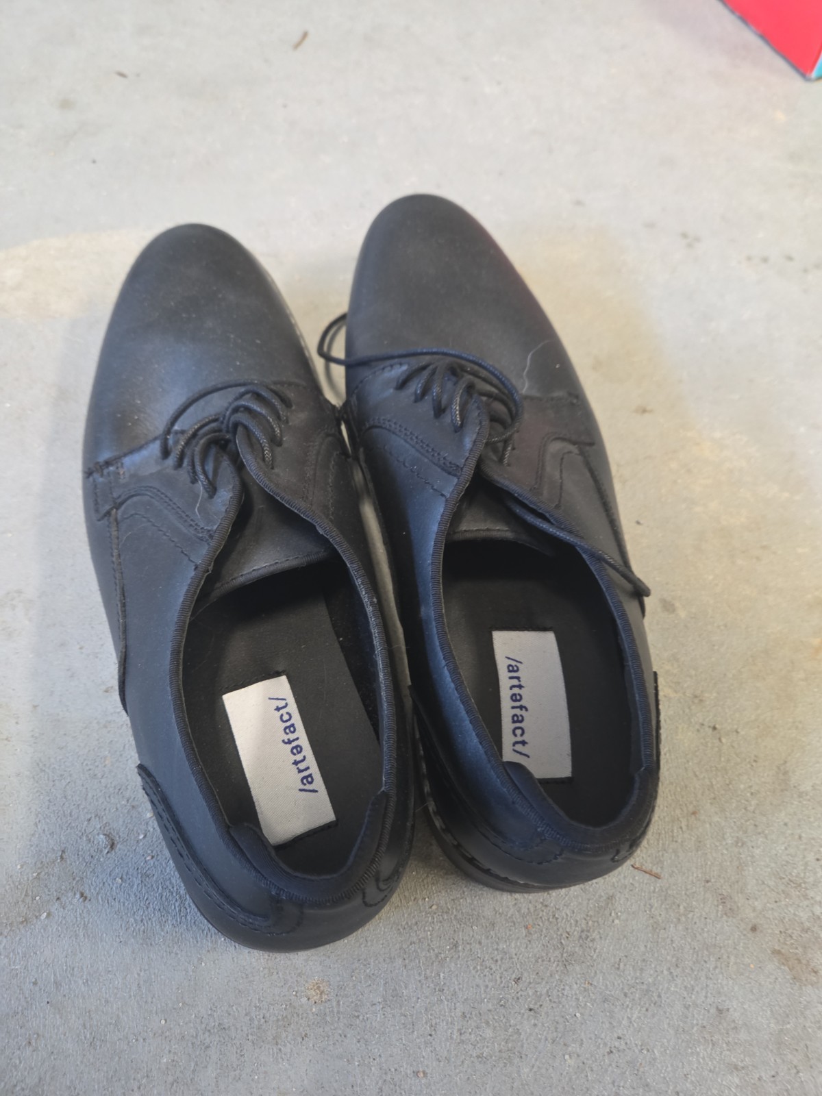 Artefact Black Lace Up Dress Shoes Size US 12