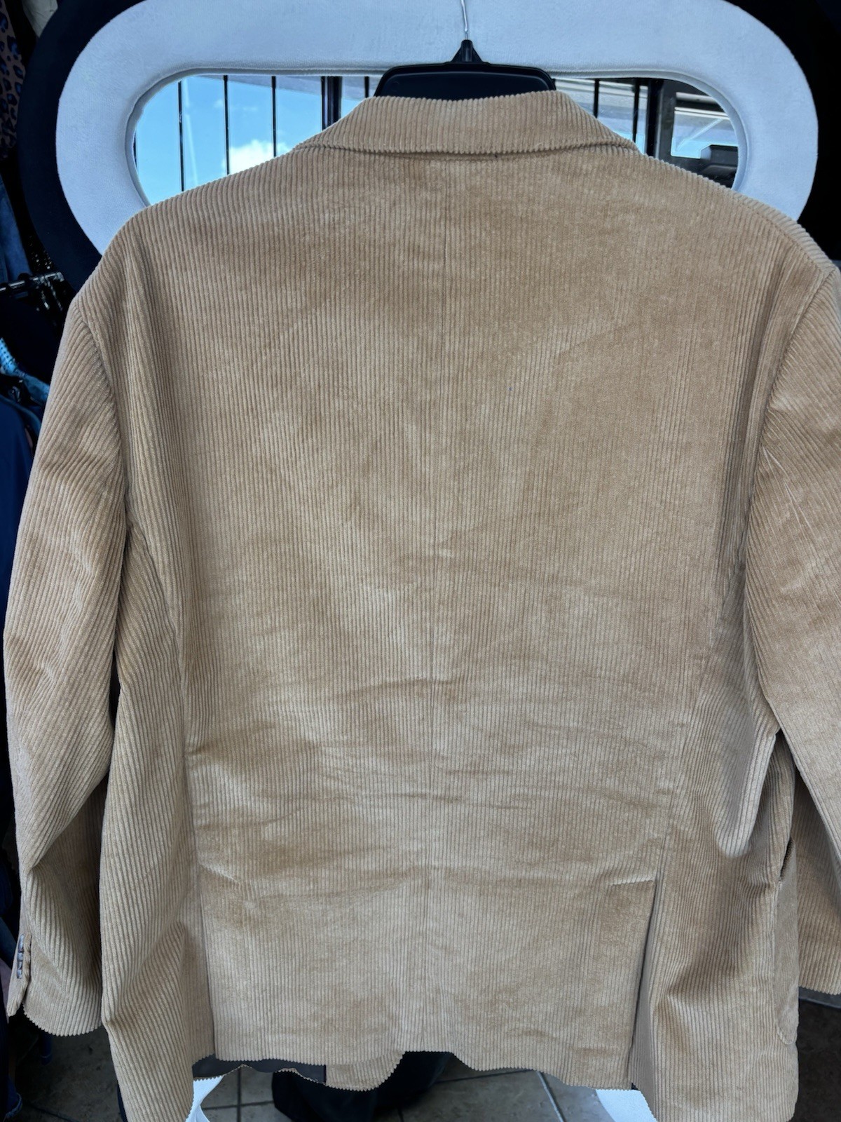 Jos. A. Bank 1905 Men’s Tan Solid Corduroy Sport Coat 42R 2-Piece 2-Button