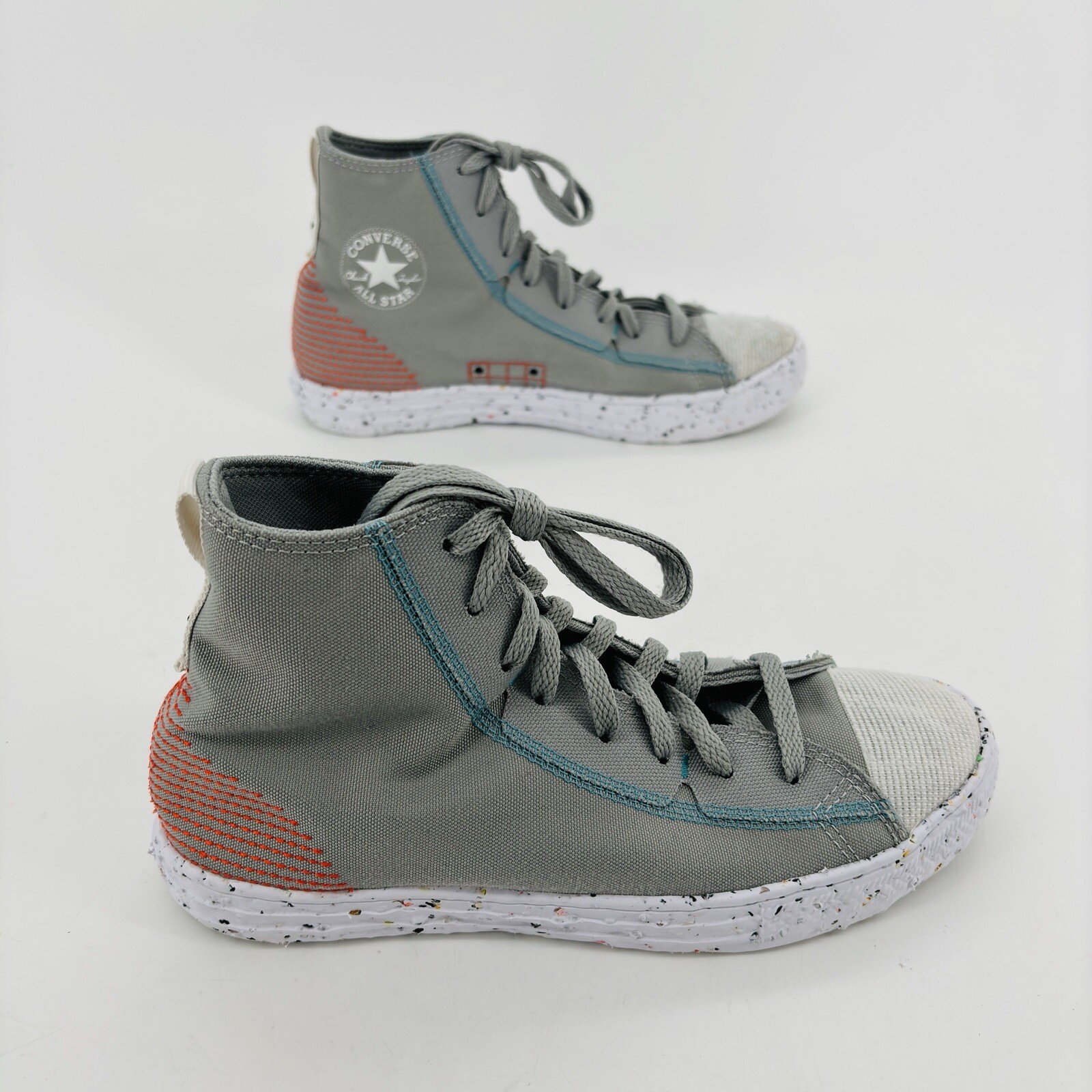 Womens 8.5 39.5 Converse Chuck Taylor All Star Crater High Summer Daze Ash Stone