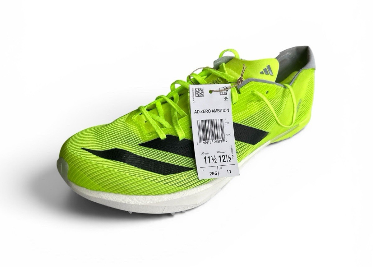 Adidas Adizero Ambition Lucid Lemon Running Track & Field IH5798 Men’s Size 11.5