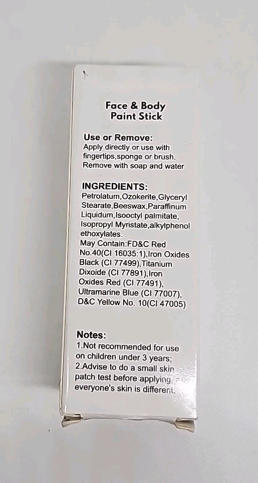 Go Ho Water-Based Green Body Paint Stick 1.06oz Halloween Adult