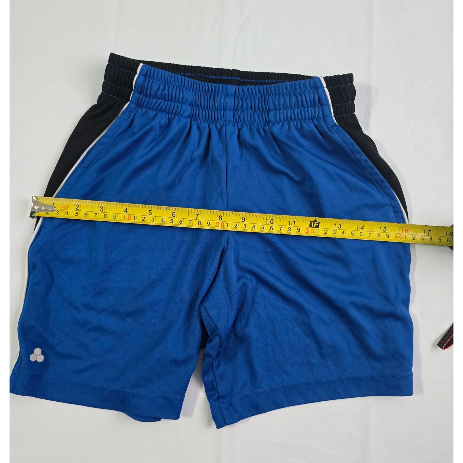 Tek Gear Boys Dry Tek Athletic Shorts Bundle Blue Black Size M 10/12 2 Pack