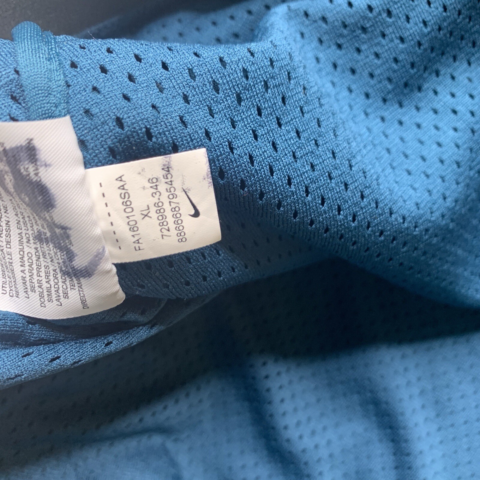 Nike Tennis Jacket Rafael Nadal Premier Mens Extra Large Midnight Turquoise