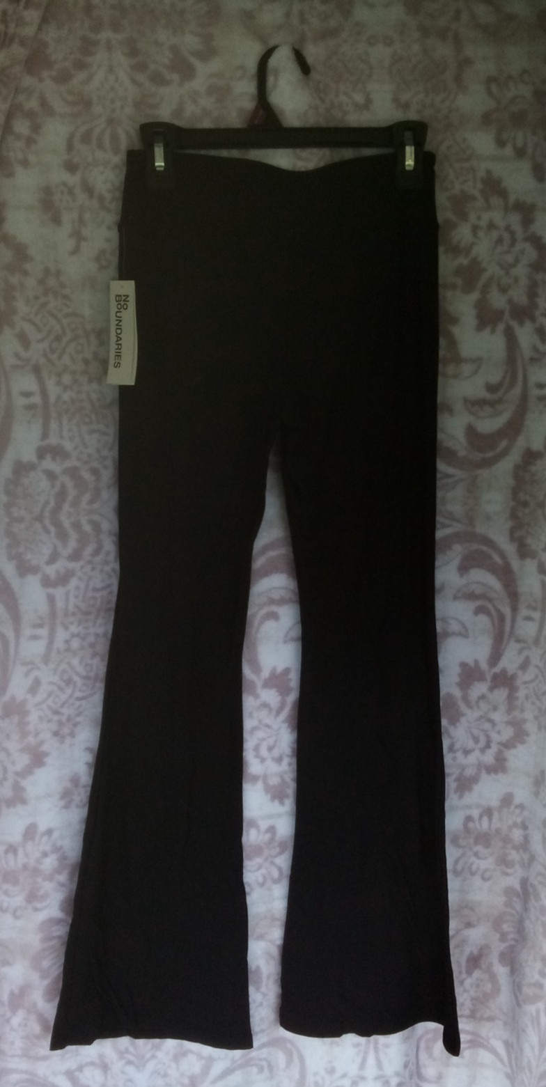 No Boundaries Flare Pant Black Soot Small (4-6) Pack of 2