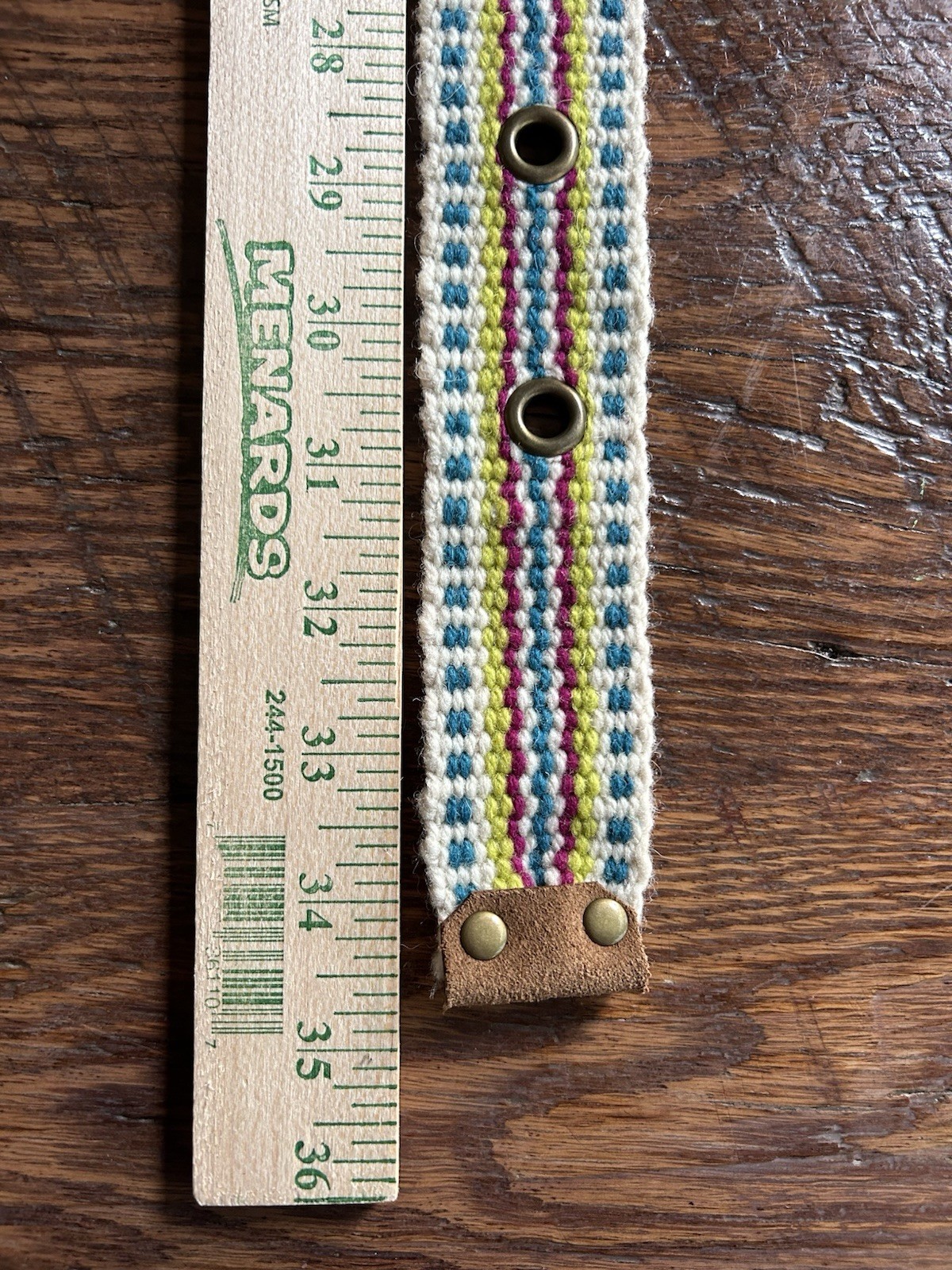 Pistil Women’s Belt Wool Size Small Adjustable Boho Multi Colored