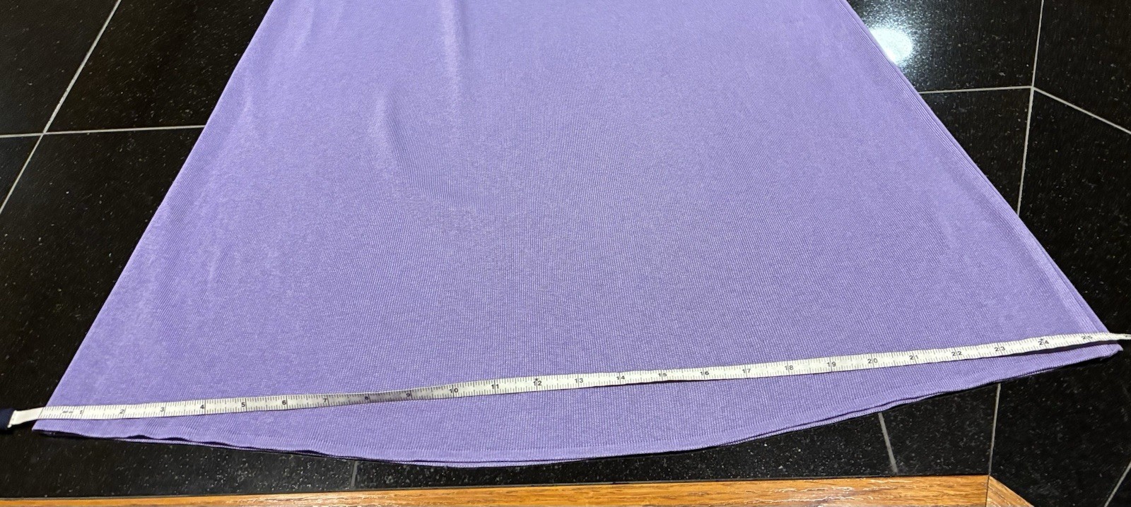 Ming Wang Toula Skirt Elastic Waist Knee Length Lavender SZ. Med