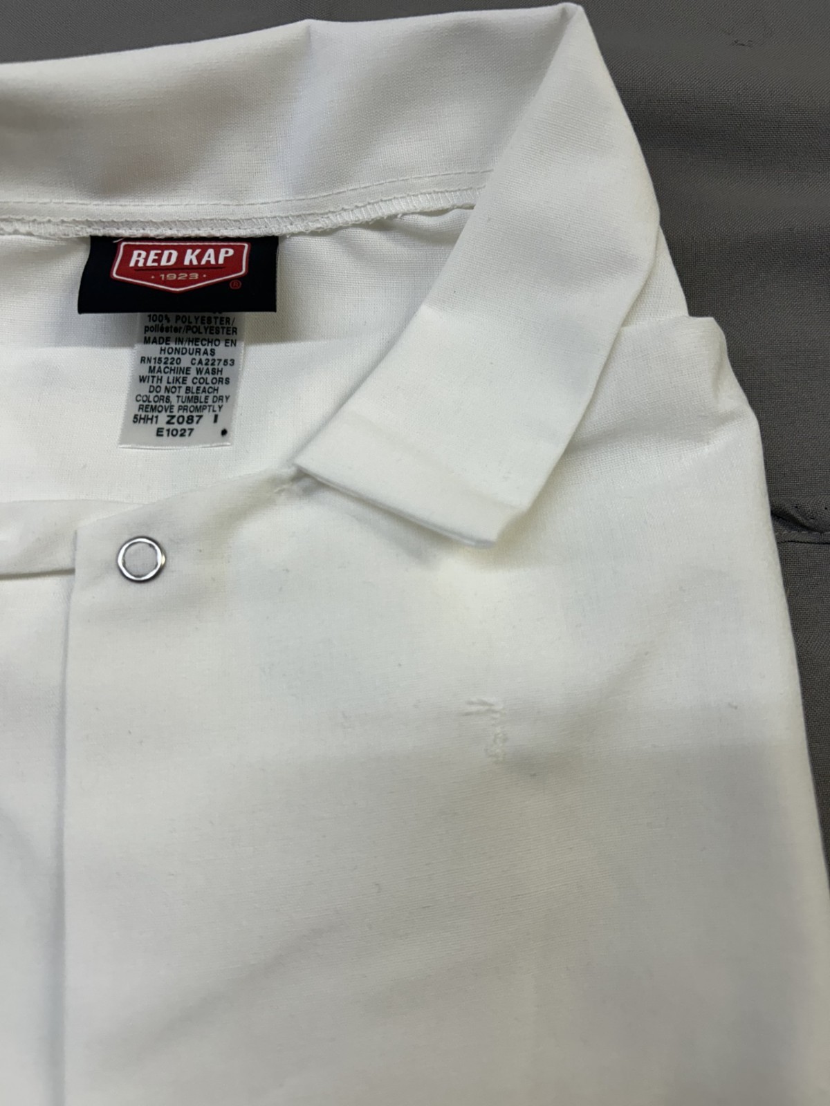 Red Kap KS60 White Butcher Chef Coat