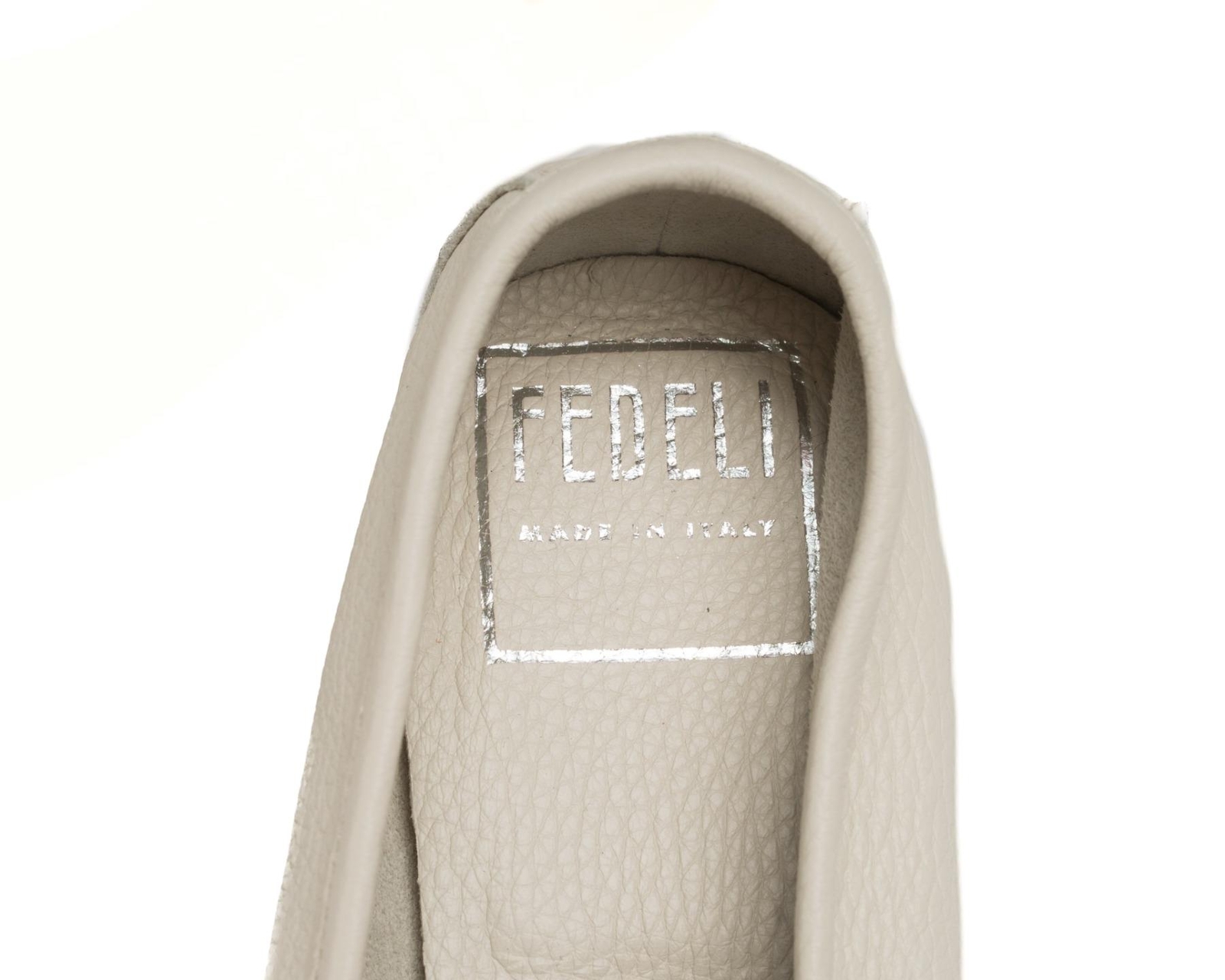 Fedeli $650 Ivory Soft Slip-On Penny Loafers Grained Leather Shoes (42 eu) 8 US