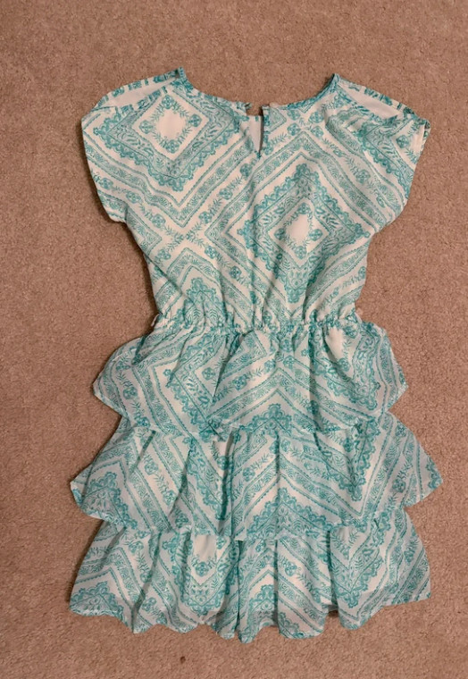 Childrens place blue dress M 7/8