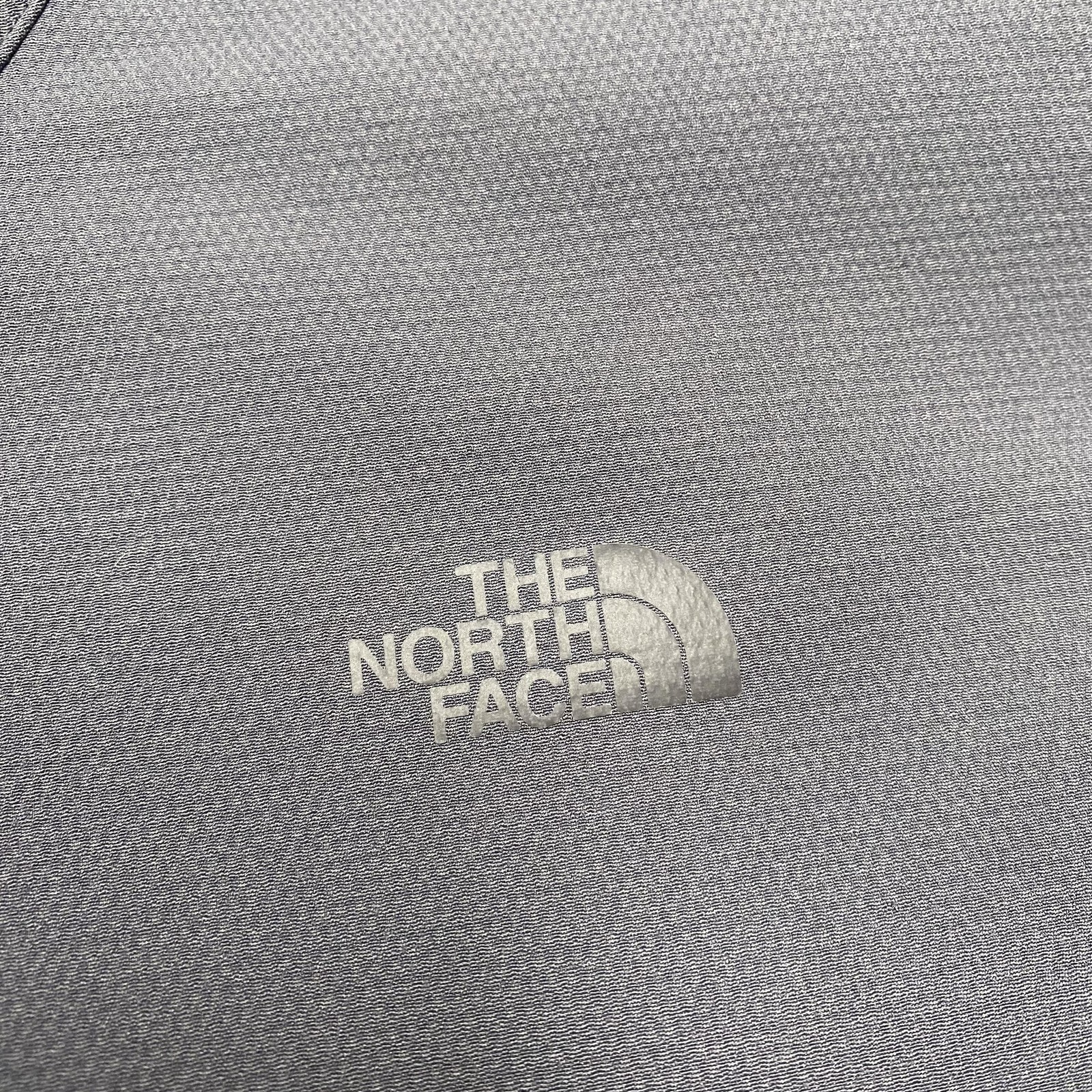 The North Face Jacket Mens XL Gray Softshell Full Zip Stand Collar Zip Pockets