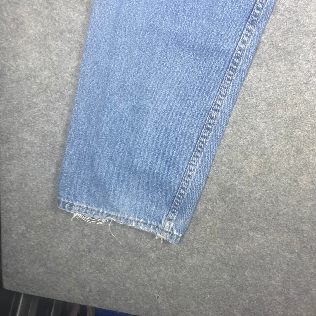 Levi Strauss 505 Mens W36 L32 Blue Denim Straight Fit Jeans Pants
