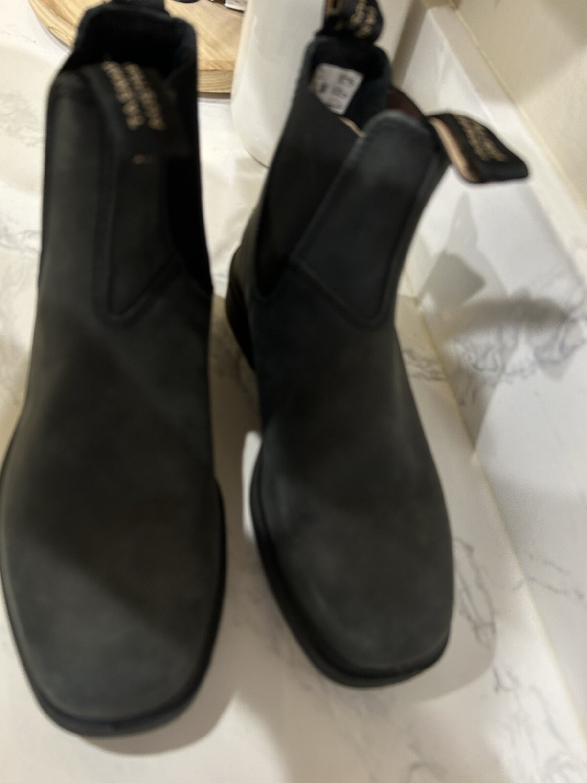 Blundstone NEW Tasmania Australia Rustic Black Leather Boots Men 5 Women 7