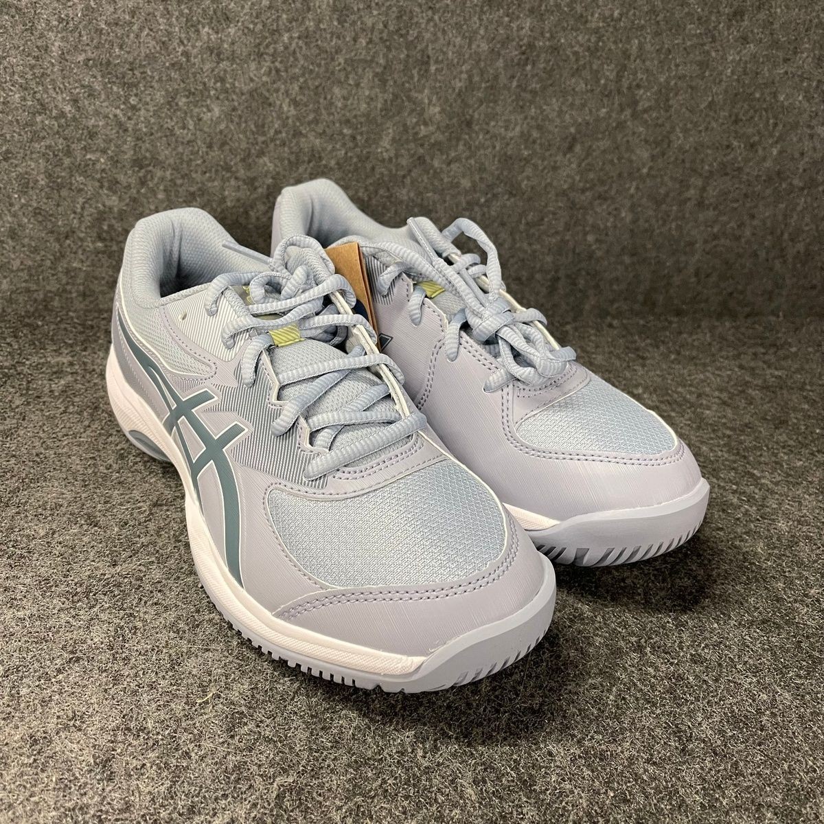 ASICS Gel Game GS Running Shoes Boy’s Size 6 Grey Blue 1044A083-400