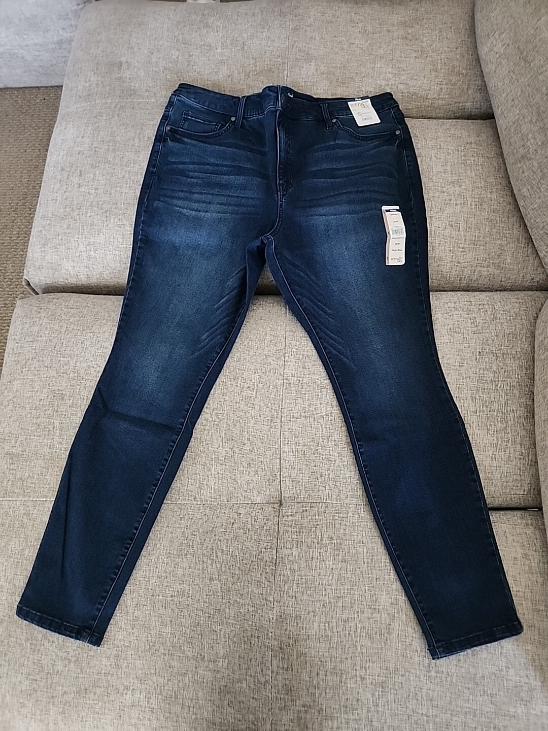 Terra & Sky Pull On Strech Plus Skinny Jeans DIFFERENT SIZES/DKWASH