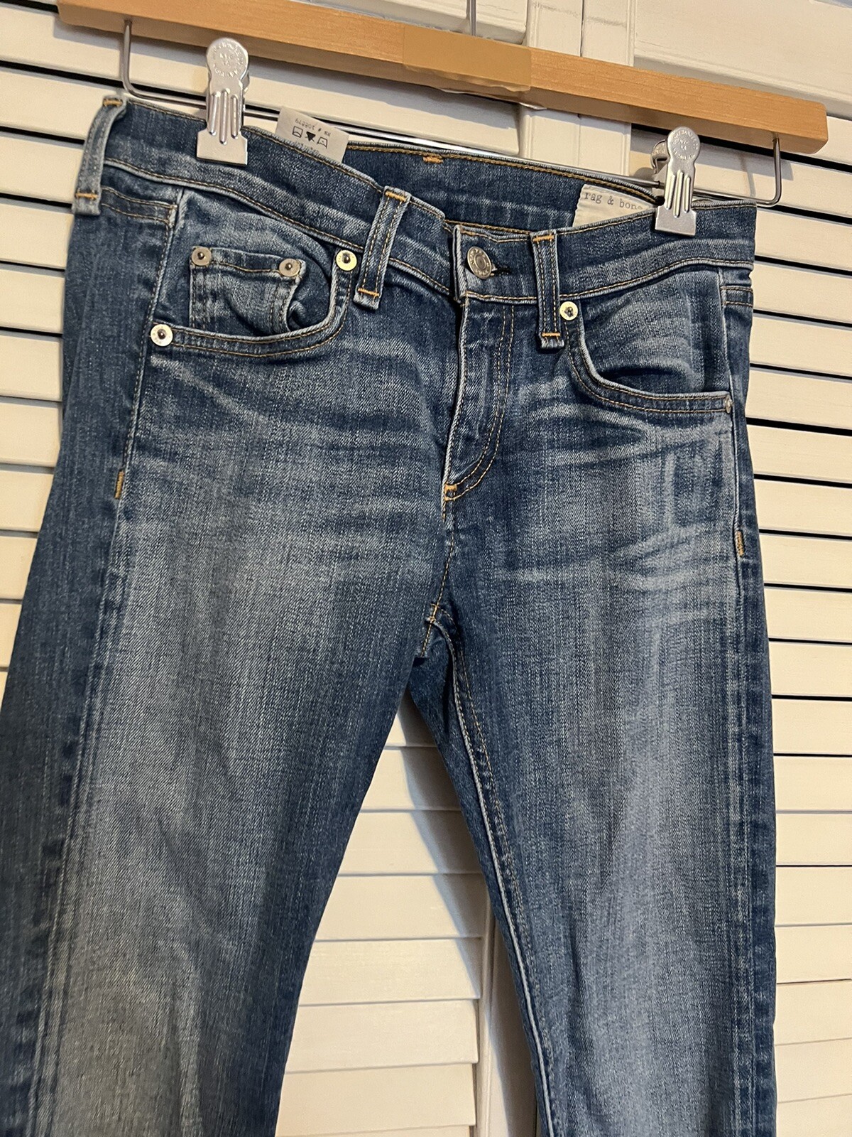 RAG & BONE Women’s Size 26 Waist Jeans Kingsland Pants Skinny Mid Rise