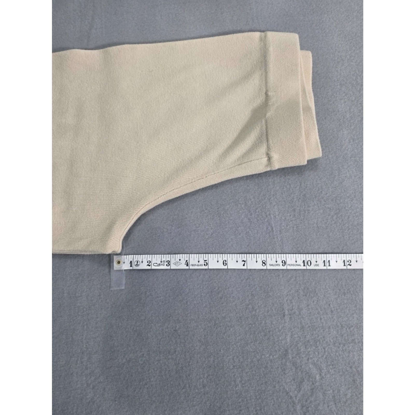 Bailey 44 Womens Large Cream Ivory Sweater Knit Wide Leg Crop Pants Stretch