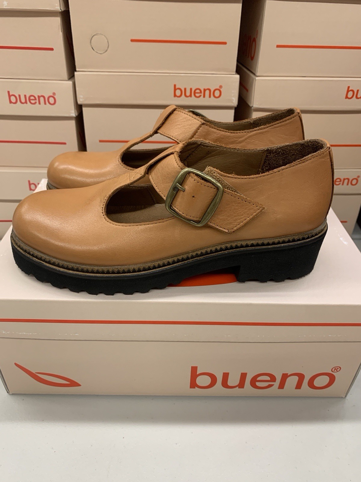 Bueno Footwear Abigail Loafer Tan Women’s Size 37 38 39 40 41 Brown B2450