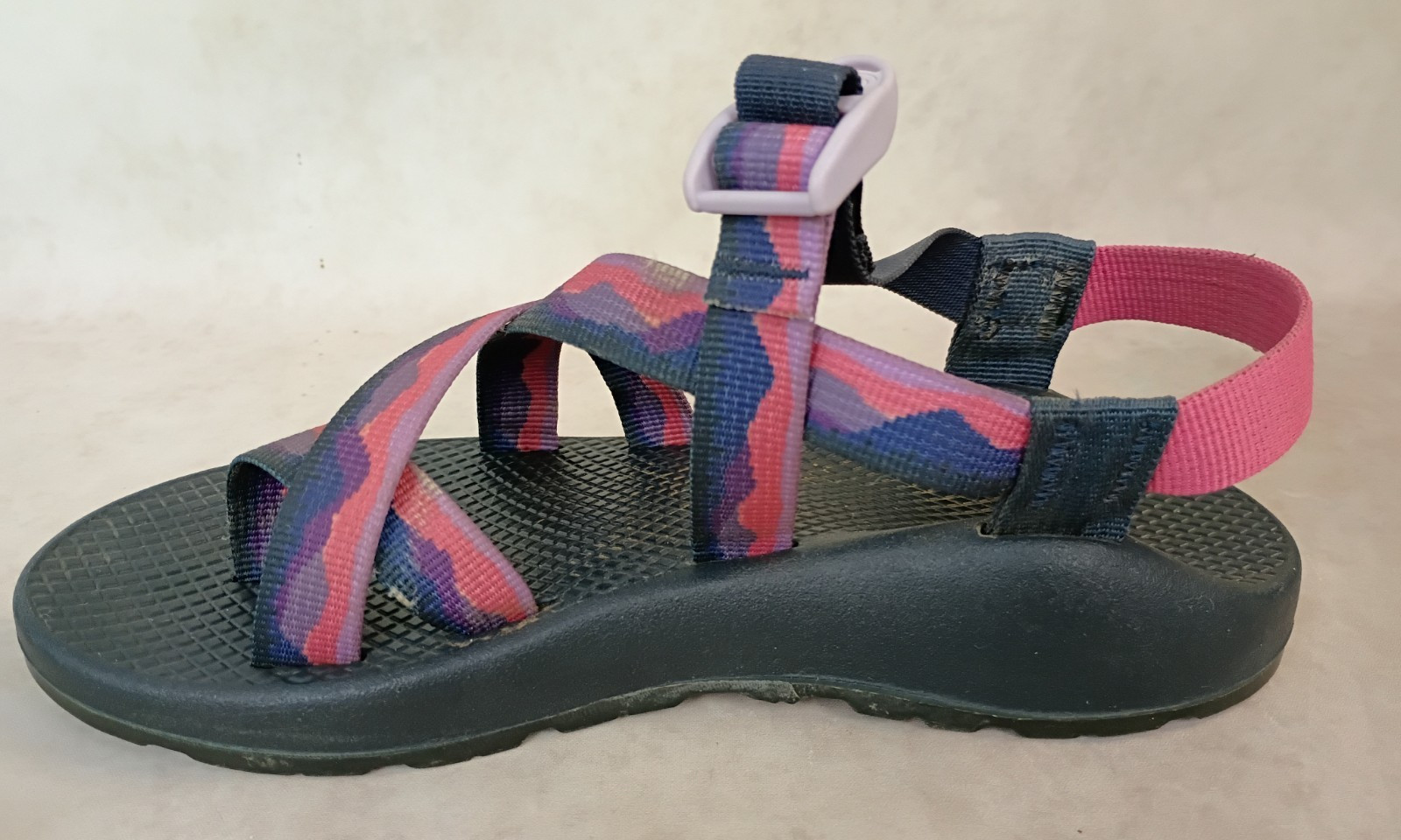 ChacoLove + One Adjustable Sandals Pink Purple W 7 EUC