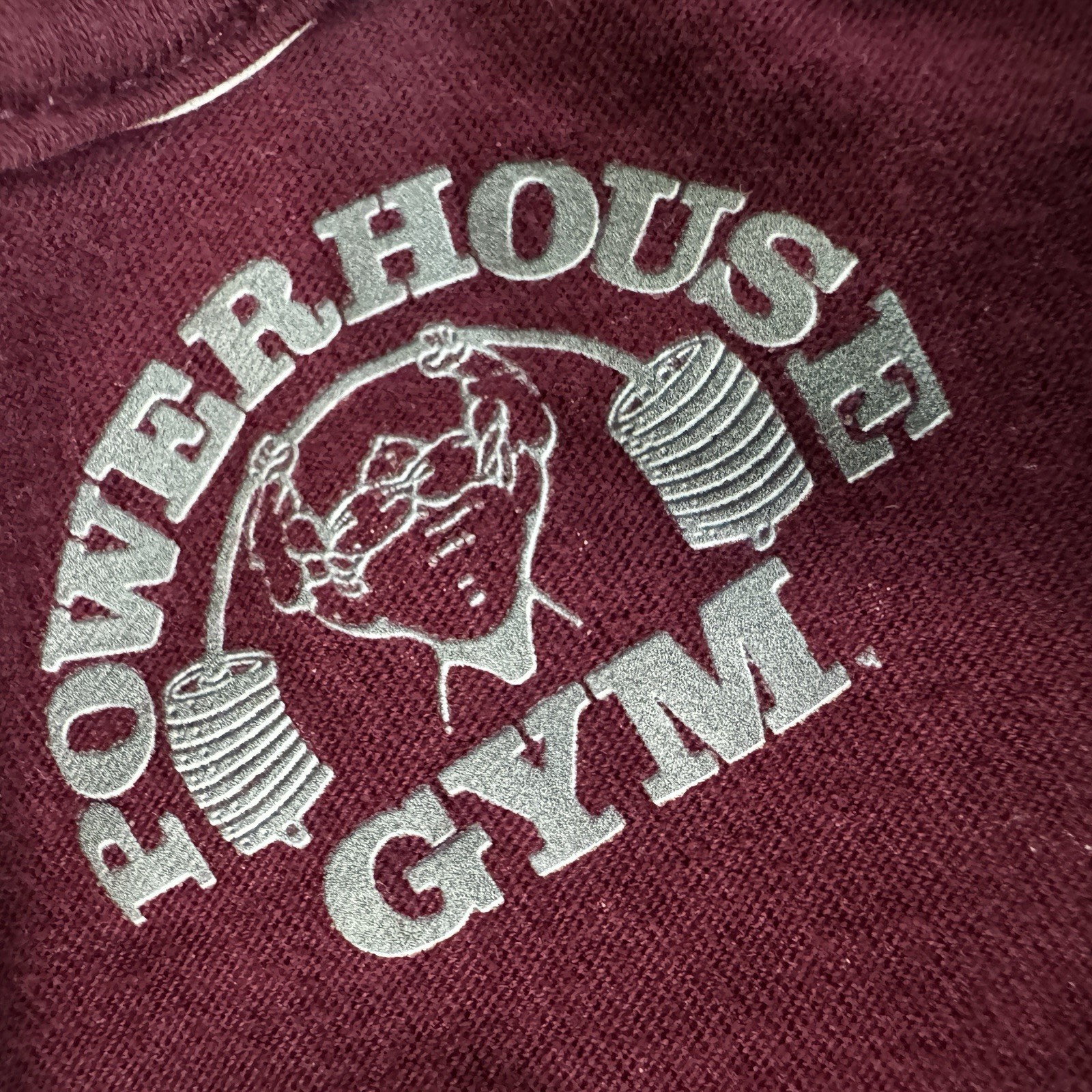 Powerhouse Gym T-Shirt Men’s Small Red