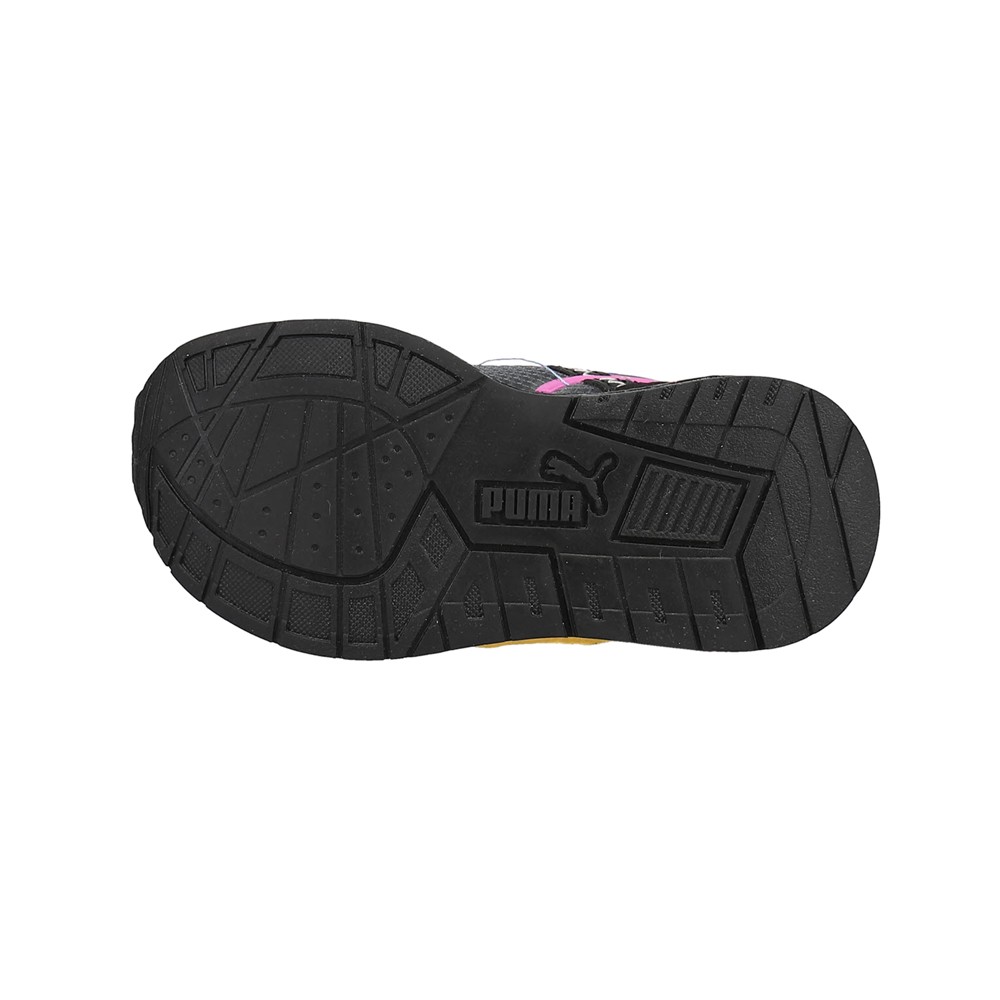 PUMA Mirage Tech Lava Lace Up Toddler Girls Black, Multi Sneakers Casual Shoes