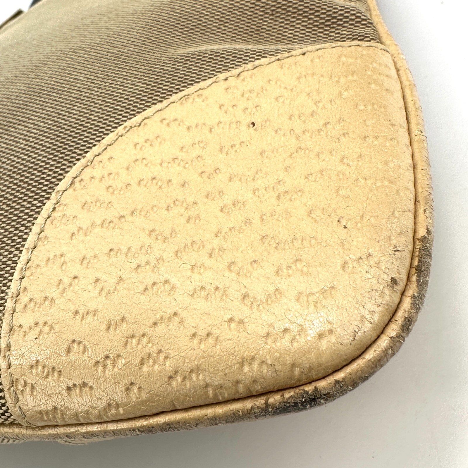 Gucci bamboo jackie shoulder bag Purse Canvas Authentic