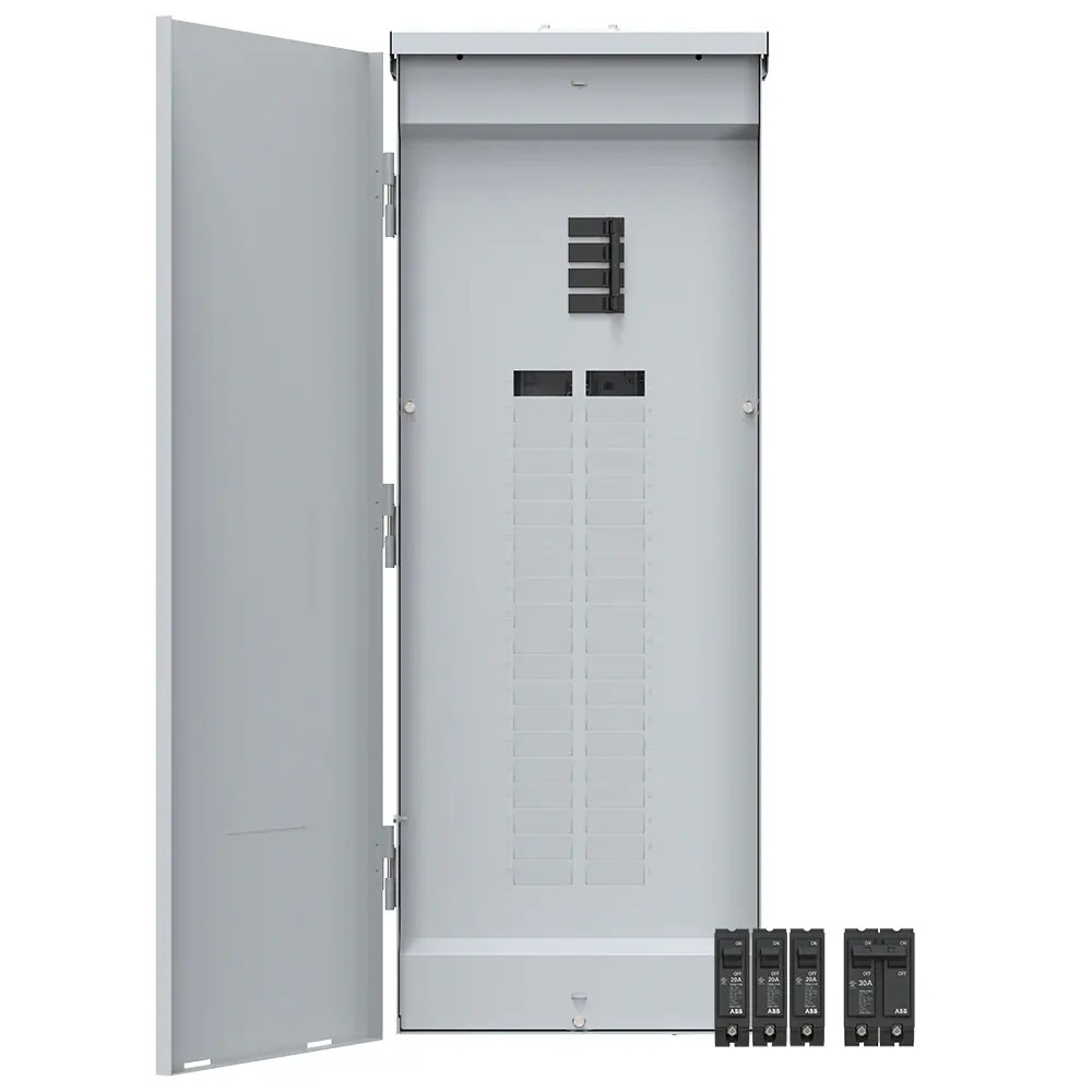 ABB ReliaHome P-Series 200 -Amp 40 -Spaces 80 -Circuit Outdoor Main Breake|13642