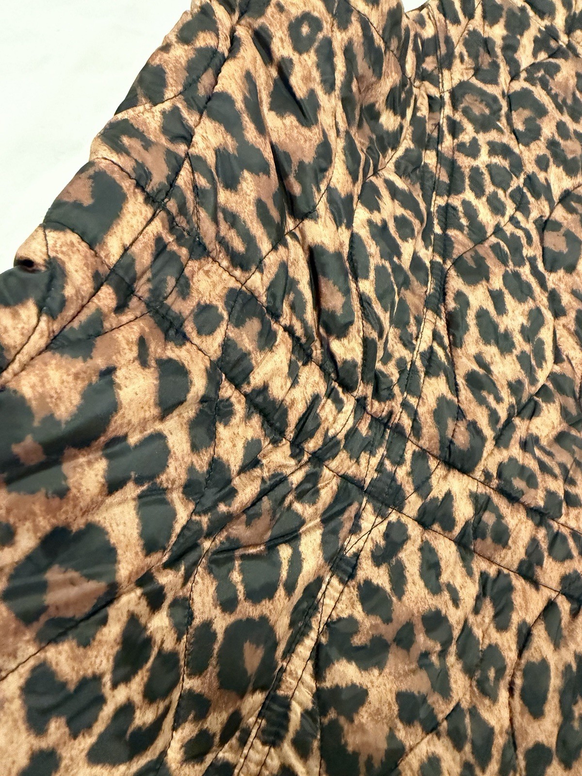 Talbots REVERSIBLE QUILTED VEST – LEOPARD / BLACK Size XL NWT ($145 MSRP)