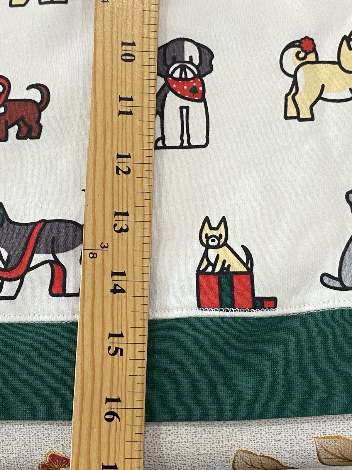 M+A Monica+Andy Organic Cotton 2 Piece Fleece Outfit Dogs Kids 2T 3T Christmas