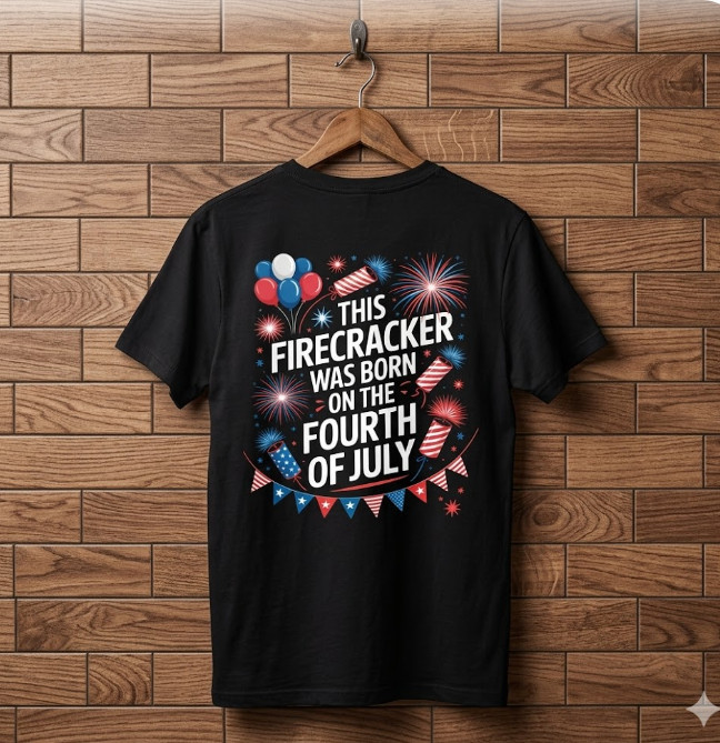 Funny Firecracker 4th of July T-Shirt Patriotic Humor USA Tee Gift
