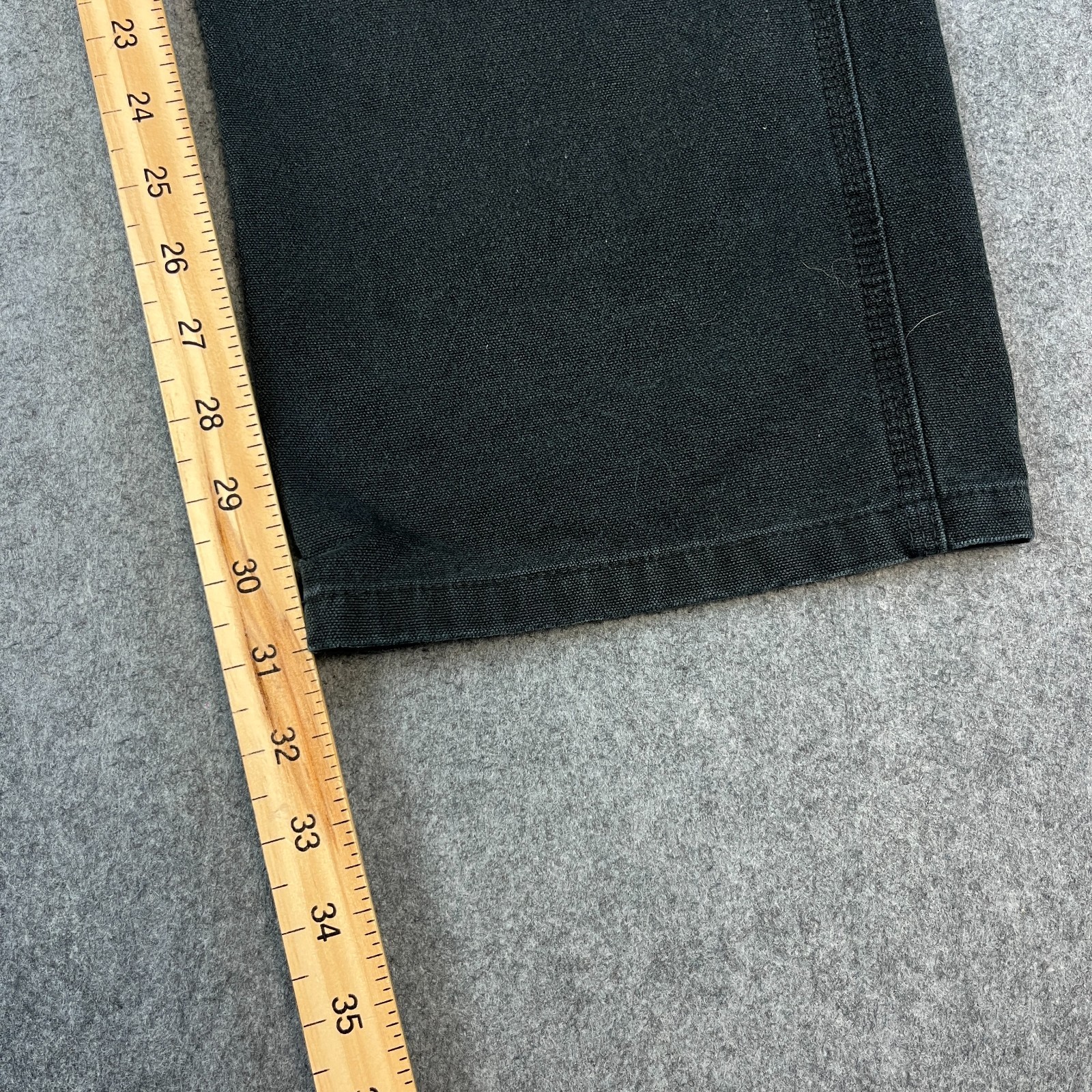 Vintage Carhartt Mens Jeans Double Knee Straight 34 32 Carpenter Loop Black