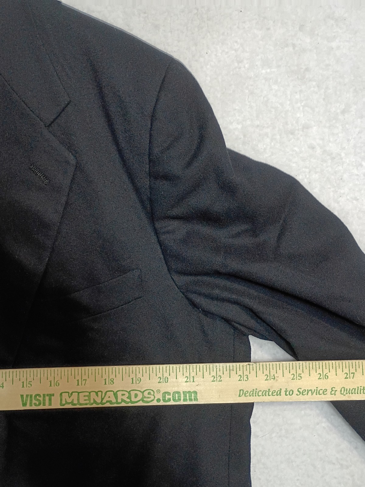 Linett Ltd for Bernard Allen Blazer 100% Wool Tailored Menswear Jacket USA UNION